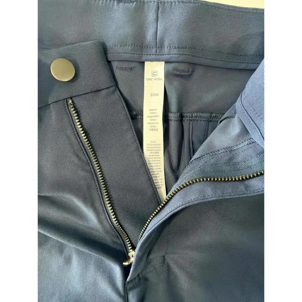 CRZ Yoga Men’s Blue Stretch Pants Size 33W